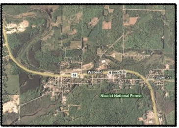 Wabeno Wisconsin Map in Northern Wisconsin near Laona Community Profile